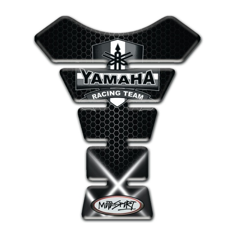 Yamaha Tank Pad Motorbike Crossed Lights Design 
