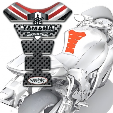 Yamaha Tank Fuse Anti Slip Sticker Racing Edition 