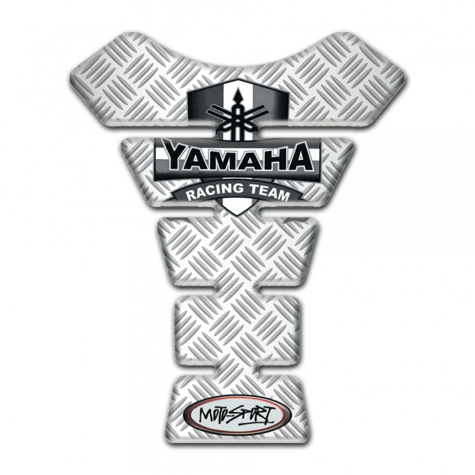 Yamaha Tank Pad Protector Crossed Patterns Design Moto Sport Style 