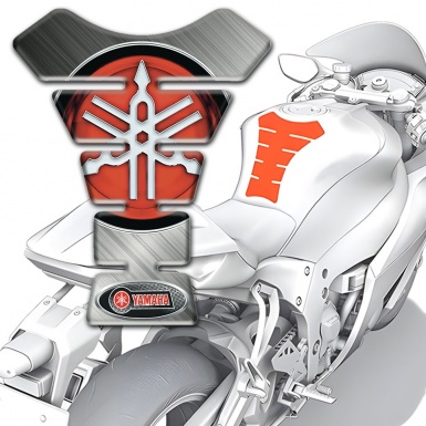 Yamaha  Tank Guard Pads Matte Base Big Logo 