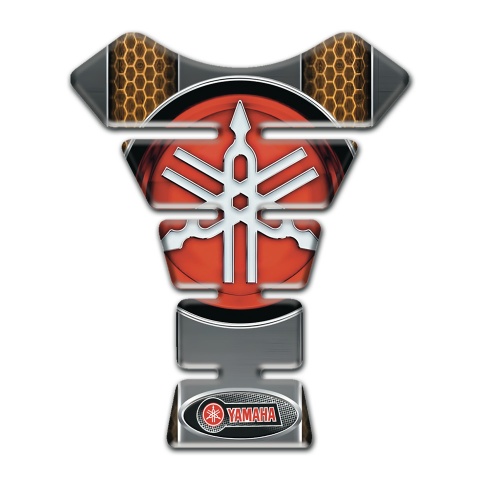 Yamaha Tank Fuse Honeycomb Motive Classic Logo 