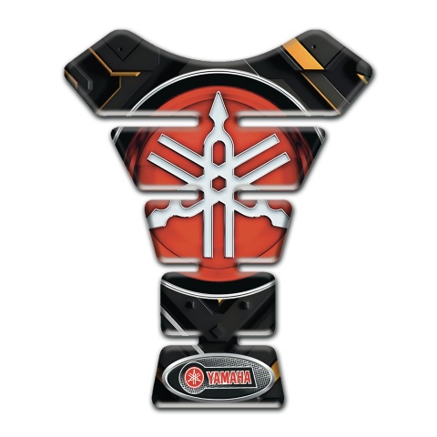 Yamaha Tank Pad Motorbike High End Base Style Round logo 