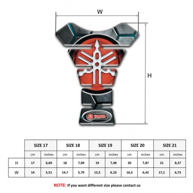 Yamaha Tank Pad Motorbike Unique Base Style Big Logo edition 