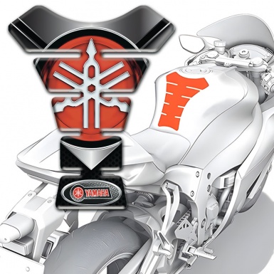 Yamaha Tank Protector Metal Detail Base Big Logo Style 