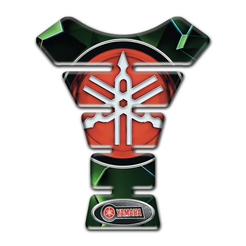 Yamaha Tank Fuse Green Black Decoration with Big Logo 