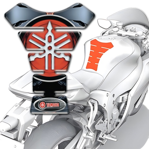 Yamaha Tank Protector Torn Details Baseand Big Logo 