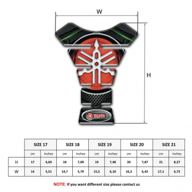 Yamaha Tank Fuse Red White Logo Edition 