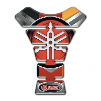 Yamaha Tank Protector Premium Quality Silicone Sticker with Big red Logo 