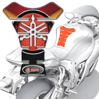 Yamaha Tank Pad Protector Anti Slip Sticker with Classic Logo 
