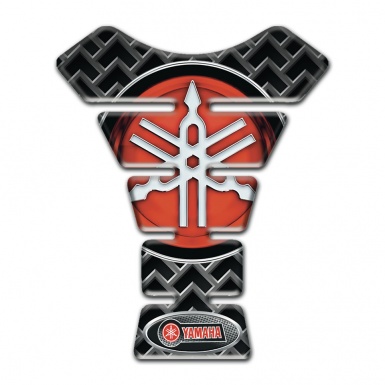 Yamaha Tank Guard Pads Metal Elements base Big Red Logo 