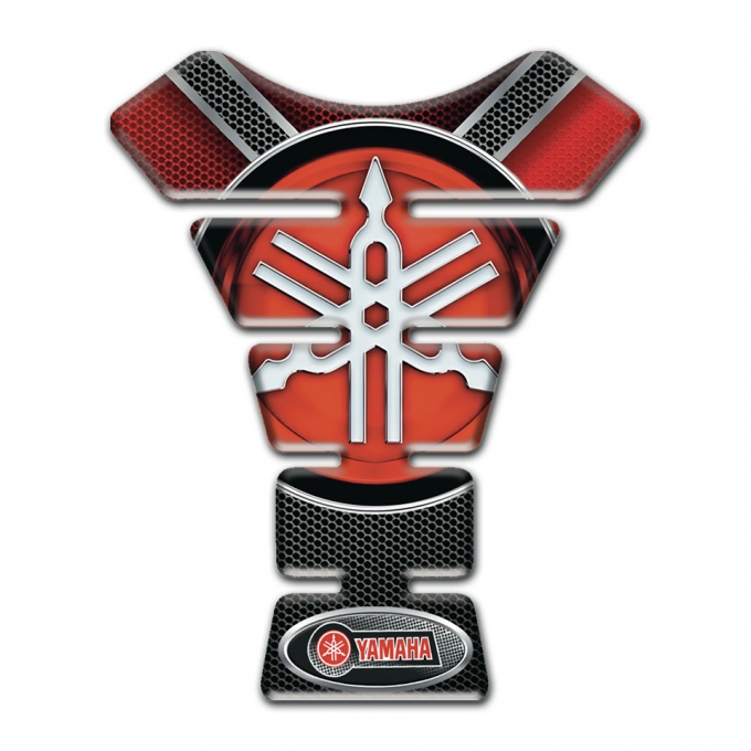Yamaha Tank Protector Classic Red Logo design High-Quality Model 