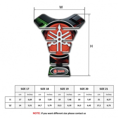 Yamaha Tank Guard Pads Motorcycle Premium Quality Model 