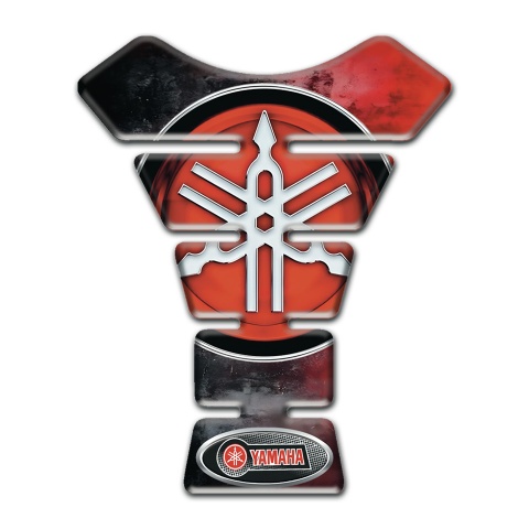 Yamaha Tank Pad Protector Mixed Colors Base Red Big Logo 