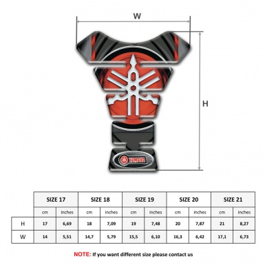 Yamaha Tank Protector Anti Slip Sticker Unique Version 