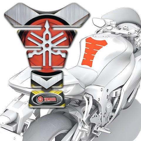 Yamaha Tank Fuse Silver Details Style Big Logo Edition 