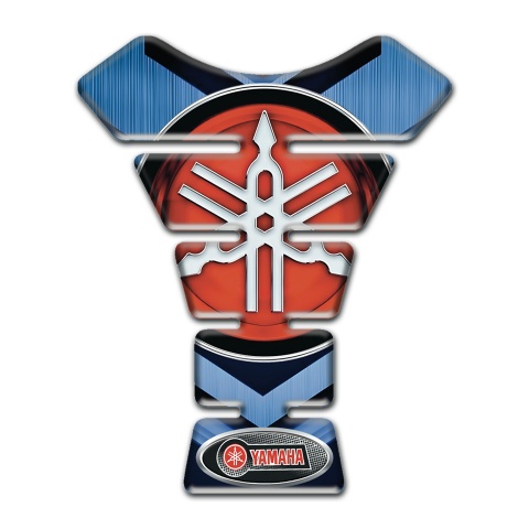 Yamaha Tank Guard Pads Blue Details Base Big logo Style 