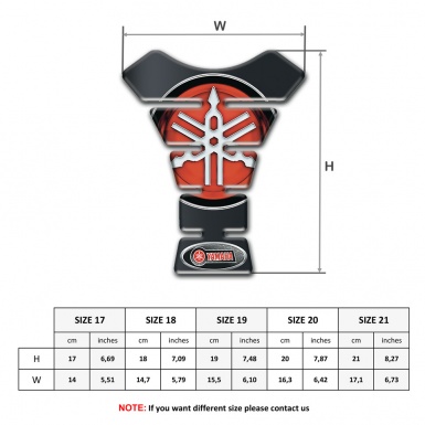 Yamaha Tank Fuse Graphite Base Style Big Logo Edition 