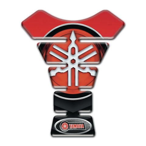 Yamaha Tank Protector Stylish Black red Edition Big logo Style 