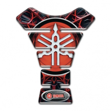 Yamaha Tank Guard Pads Red Spider Wem Style Stylish Logo Edition 