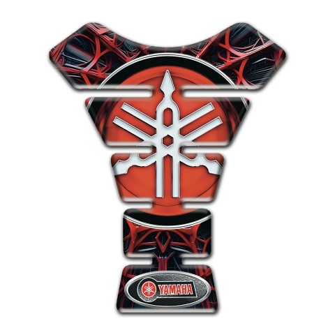 Yamaha Tank Guard Pads Red Spider Wem Style Stylish Logo Edition 