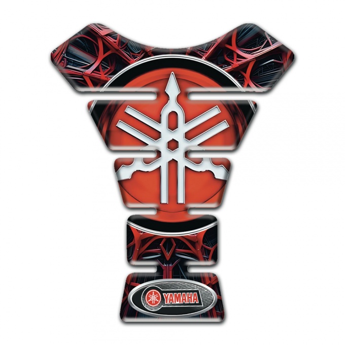 Yamaha Tank Guard Pads Red Spider Wem Style Stylish Logo Edition 