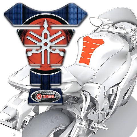 Yamaha Tank Pad Protector dark Blue edition with Red Big logo 