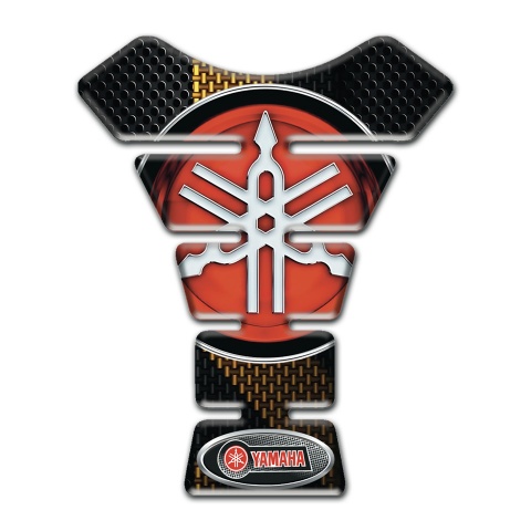 Yamaha Tank Protector Brown Band base Design Classic Logo Style 
