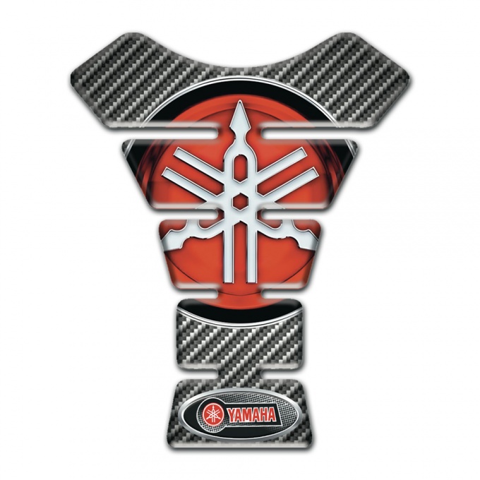 Yamaha  Tank Protector Classic Carbon Design Big Logo Edition 
