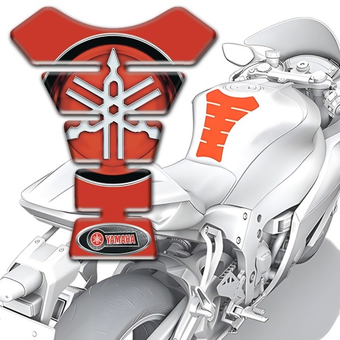 Yamaha Tank Fuse High-Quality Red Design 