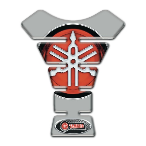Yamaha Tank Pad Motorbike Gray Print and big Logo 