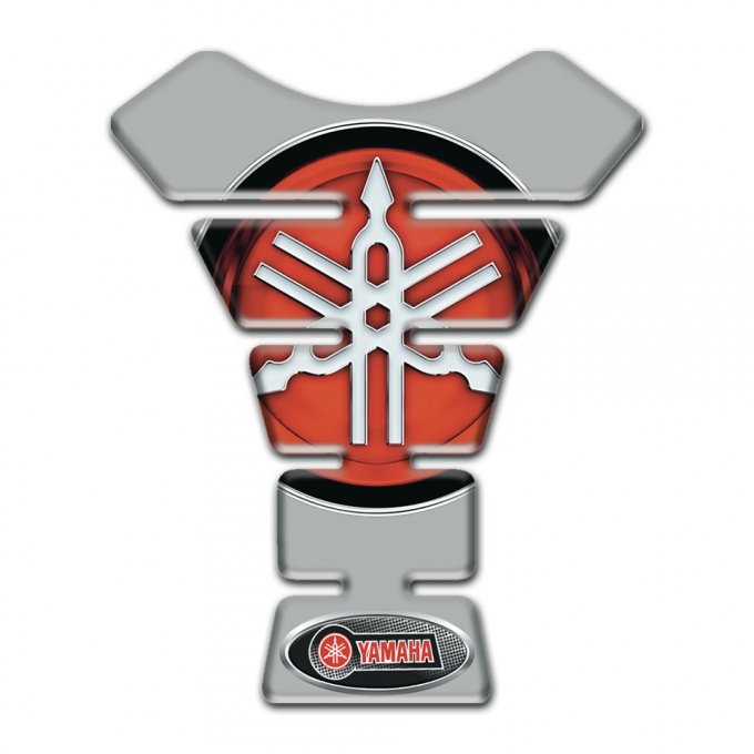Yamaha Tank Pad Motorbike Gray Print and big Logo 