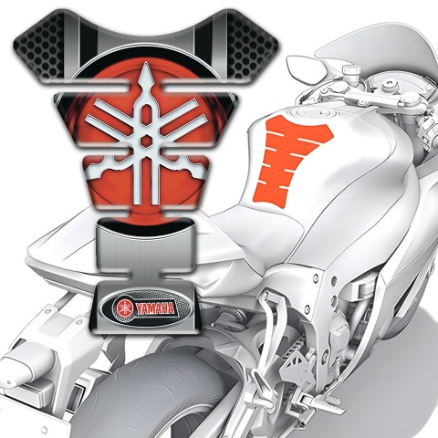 Yamaha Tank Fuse Center Metal panel effect Big Logo Style 