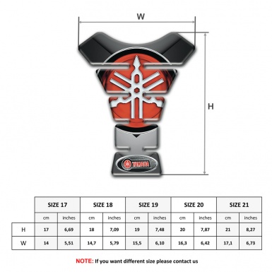 Yamaha Tank Pad Motorbike Racing Edition Big Logo Model 