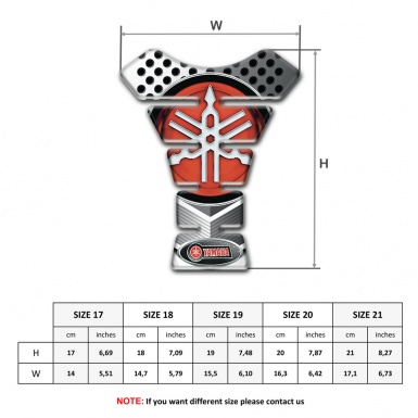 Yamaha Tank Protector High-Quality  Big logo version 