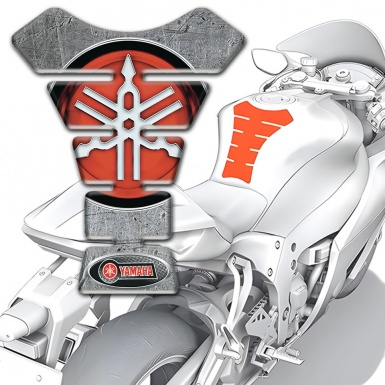Yamaha Tank Guard Pads Stone Surface Effect 