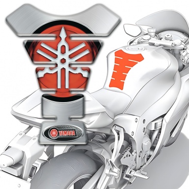 Yamaha Tank Fuse Silver Surface Effect 