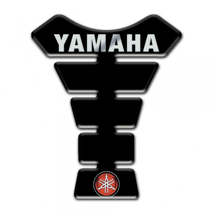 Yamaha Tank Fuse Black Edition Inscription Logo Style 
