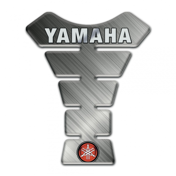 Yamaha Tank Pad Motorbike Matte Effect Base Grey Logo 