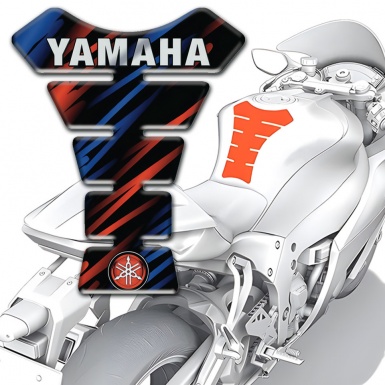 Yamaha Tank Guard Pads Colorful Decoration Base Small Classic logo 