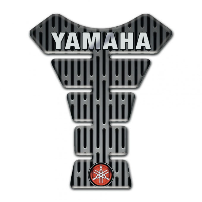 Yamaha Tank Protector Gray Ornament Base Inscription Logo Style 