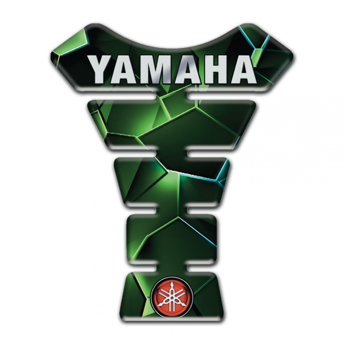 Yamaha Tank Pad Protector Amazing Green Decoration Inscription Logo Edition 