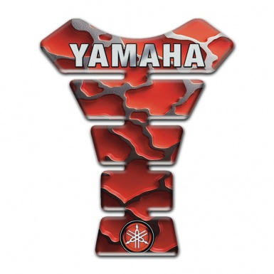 Yamaha Tank Pad Protector Red Plates Base Small logo 