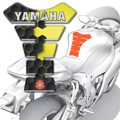 Yamaha Tank Pad Motorbike High End Style Small Logo Design 