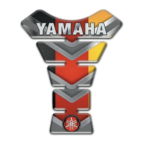 Yamaha Tank Guard Pads Silicone Sticker Inscription Logo version  