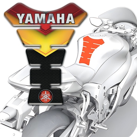 Yamaha Tank Fuse Colorful High End Base Inscription Logo Style 
