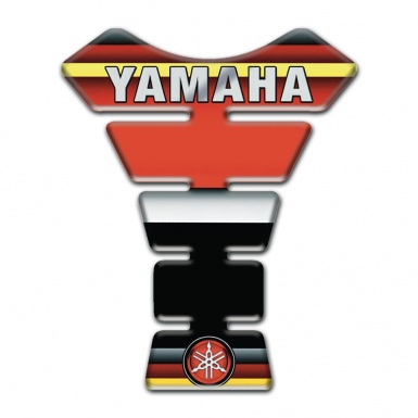 Yamaha Tank Pad Protector Multicolored background Inscription Logo Style 