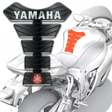 Yamaha Tank Protector Rubber Effect Base Logo Inscription Style 