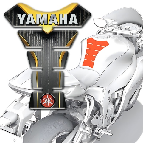 Yamaha Tank Protector Unique Design Logo Inscription Style 