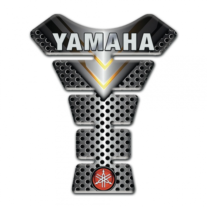 Yamaha Tank Protector Perforated Mertal Style and Small Logo 