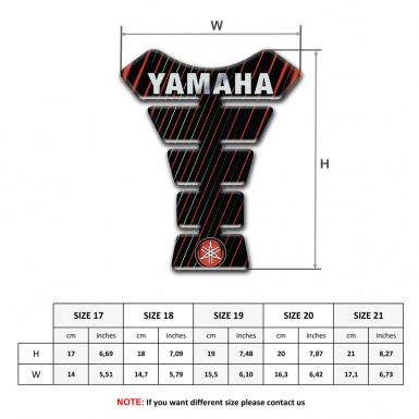 Yamaha Tank Pad Motorbike Smal Classic Logo edition 